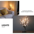 24 Lights Cherry Tree Lamp Table Lamp Room Layout Decoration Creative Bedside Night Light Gift, Styl