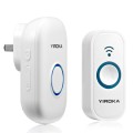 Yiroka Wireless Doorbell Smart Doorbell Digital Doorbell for the Elderly, Plug type:EU Plug