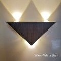 9W LED Triangle Wall Light Interior Corridor Aisle Lights(Warm White Light)