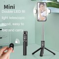 P60D-2 Fill Light Bluetooth Mobile Phone Selfie Stick(Black)