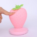 Creative Home LED Silicone Strawberry Night Light USB Rechargeable Bedside Decoration Atmosphere Lig