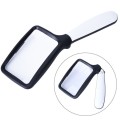 2X Handheld Folding Five LED Lights For Elderly People Reading Newspapers HD Acrylic Optical Lens Ma