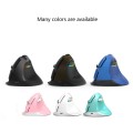 DELUX M618Mini Colorful Wireless Luminous Vertical Mouse Bluetooth Rechargeable Vertical Mouse(Color