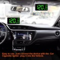 C1090 6.2 inch HUD Car Head-up Display GPS Car Universal Mileage Speed Meter Speeding Alarm / GPS Sa
