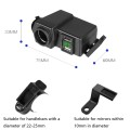 Motorcycle Car Dual USB Mobile Phone Charger With Cigarette Lighter Interface Multi-function Digital