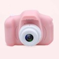 13.0 MP + Card Reader HD Children Toy Portable Digital SLR Camera(Pink)