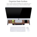 Monitor Stand Riser with Metal Feet for iMac MacBook LCD Display Printer, Lapdesk Tabletop Organizer