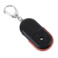 5 PCS Portable Anti-Lost Alarm Key Finder Wireless Whistle Sound LED Light Locator Finder(Red)