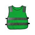 Safety Kids Reflective Stripes Clothing Children Reflective Vest(Dark Green)