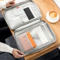 Multi-functional A4 Document Bags Portable Waterproof Oxford Cloth Bag for NotebooksSize: 3