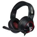 NUBWO N11 Gaming Subwoofer Headphone with Mic, Style:Single 3.5mm(Black and Red)