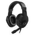 NUBWO U3 Computer Head-Mounted Gaming Subwoofer Headphone, Cable Length:1.6m(Black)