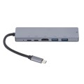 6 in 1 USB3.1 Type-C to HDMI+RJ45 Docking Station for Nintendo Type-C Docking Station