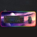 Rubber Gaming Waterproof RGB Luminous Mouse Pad with 14 Kinds of Lighting Effects, Size: 800 x 300 x