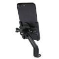 BENGGUO Bicycle Aluminum Alloy Mobile Phone Holder Electric Motorcycle Anti-Vibration Navigation Fix