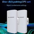 1 Pair COMFAST CF-E113A 3KM 300Mbps 5.8 Ghz High-Power Outdoor Engineering CPE Matching Bridge Set,
