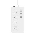 Home Office Wifi Mobile Phone Remote Control Timer Switch Voice Control Power Strip, Line length: 1.