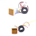 AD16-22FVA Square Signal Indicator Type Mini Digital Display AC Voltage And Current Meter(Yellow)