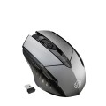 Inphic PM6 6 Keys 1000/1200/1600 DPI Home Gaming Wireless Mechanical Mouse, Colour: Gray Wireless Ch