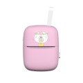 Portable Mini Thermal Printer Bluetooth Mobile Phone Photo Pocket Printer(English Version (Pink))