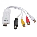Portable USB 2.0 Audio Video Capture Card Adapter VHS to DVD Video Capture for Win7 / Win8/ XP/ Vist