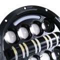 7 Inch Motorcycle Retro Modified Headlights Day Trip LED Far Near Beam Lights  For Wrangler / Harley
