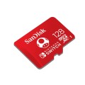 SanDisk SDSQXAO TF Card Micro SD Memory Card for Nintendo Switch Game Console, Capacity: 128GB Red