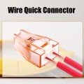 10 PCS 602A Wire Quick Connector Terminal Block Plug-In Parallel Splitter Crimp Cap Copper Insulated