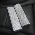 2 PCS Car Diamond-Studded Interior Products Personalized Protective Sleeve Shoulder Guard