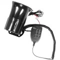 Car Motorcycle Horn 12V Alarm Horn 6-Tone Loudspeaker