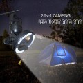 18 LEDs 78LM Portable Camping Tent Lamp Dual Purpose Camping Fan & Light