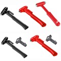 Car Safety Life-Saving Hammer Car Emergency Multifunctional Window Breaker, Colour: Deluxed Red With