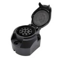 VS1130E 13P 12V RV Traveler Trailer Nylon Waterproof Plug Socket EU Plug