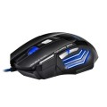 IMICE X7 2400 DPI 7-Key Wired Gaming Mouse with Colorful Breathing Light, Cable Length: 1.8m(Skin Bl