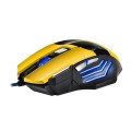 IMICE X7 2400 DPI 7-Key Wired Gaming Mouse with Colorful Breathing Light, Cable Length: 1.8m(Sunset