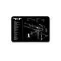 2 PCS Heat Transfer Non-Slip Single-Sided Office Gaming Mouse Pad 3mm(SPS-1911)