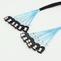 Mini SAS to SATA Data Cable With Braided Net Computer Case Hard Drive Cable,specification: 6SATA-0.5