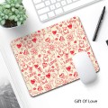 6 PCS Non-Slip Mouse Pad Thick Rubber Mouse Pad, Size: 21 X 26cm(Gift Of Love)