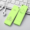 XT02 U Disk Style MP3 Music Player, Memory Capacity: Bluetooth Set(Green)
