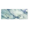 300x700x5mm Marbling Wear-Resistant Rubber Mouse Pad(Blue Crystal Marble)