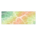 300x700x5mm Marbling Wear-Resistant Rubber Mouse Pad(Rainbow Marble)