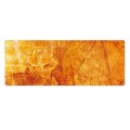 300x800x3mm Marbling Wear-Resistant Rubber Mouse Pad(Yellow Marble)