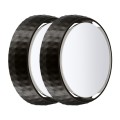 Repeated Disassembly Absorbing Car Back Vision Reversing Small Round Mirrors, Color: Black