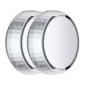 Repeated Disassembly Absorbing Car Back Vision Reversing Small Round Mirrors, Color: Silver