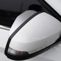 Car Rear View Mirror Rain Eyebrow Cover Catering Mirror Aluminum Alloy Rain Shield(Aluminum Alloy Si