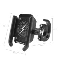 G0103 Motorcycle Riding Mobile Phone Bracket Metal Hook Disassembly Convenient Holder