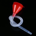 Pour Oil Tool  Car Motorcycle Truck Vehicle Plastic Filling Funnel with Soft Pipe