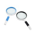 Hand-Held Reading Magnifier Glass Lens Anti-Skid Handle Old Man Reading Repair Identification Magnif
