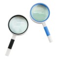 Hand-Held Reading Magnifier Glass Lens Anti-Skid Handle Old Man Reading Repair Identification Magnif