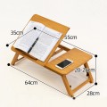741ZDDNZ Bed Use Folding Height Adjustable Laptop Desk Dormitory Study Desk, Specification: Medium 6